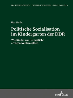 cover image of Politische Sozialisation im Kindergarten der DDR